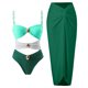 thumbnail image 1 of Trajes de baño tankini para mujer Trajes de baño de dos piezas con tirantes ajustables y hebilla de metal en bloques de color para mujer Trajes de baño para mujer Trajes de baño tankini para mujer, 1 of 5