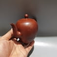 thumbnail image 2 of Handmade Zisha Pottery Teapots Decorative Fashion Spherical Rounded Curved Smooth Sleek Engraved Carved Detailed Artistic, 2 of 6