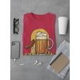 thumbnail image 3 of Oktoberfest Beer Mug W Sausage T-Shirt Men -Image by Shutterstock, Male 5X-Large, 3 of 4