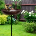 thumbnail image 2 of WKSCLPAI Outdoor Bird Feeder with Pole,Retro Wrought Iron Bird Feeder,Adjustable height Wild Bird Feeders,Sturdy and Withstands,Weather and Water Resistant, 2 of 7
