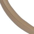 thumbnail image 4 of BDK Motor Trend Ergonomic Leather Grip Steering Wheel Cover for Big Rigs Trucks and Semis 18 inch Large Heavy Duty Non Slip Long Haul/Long Drives Beige, 4 of 6