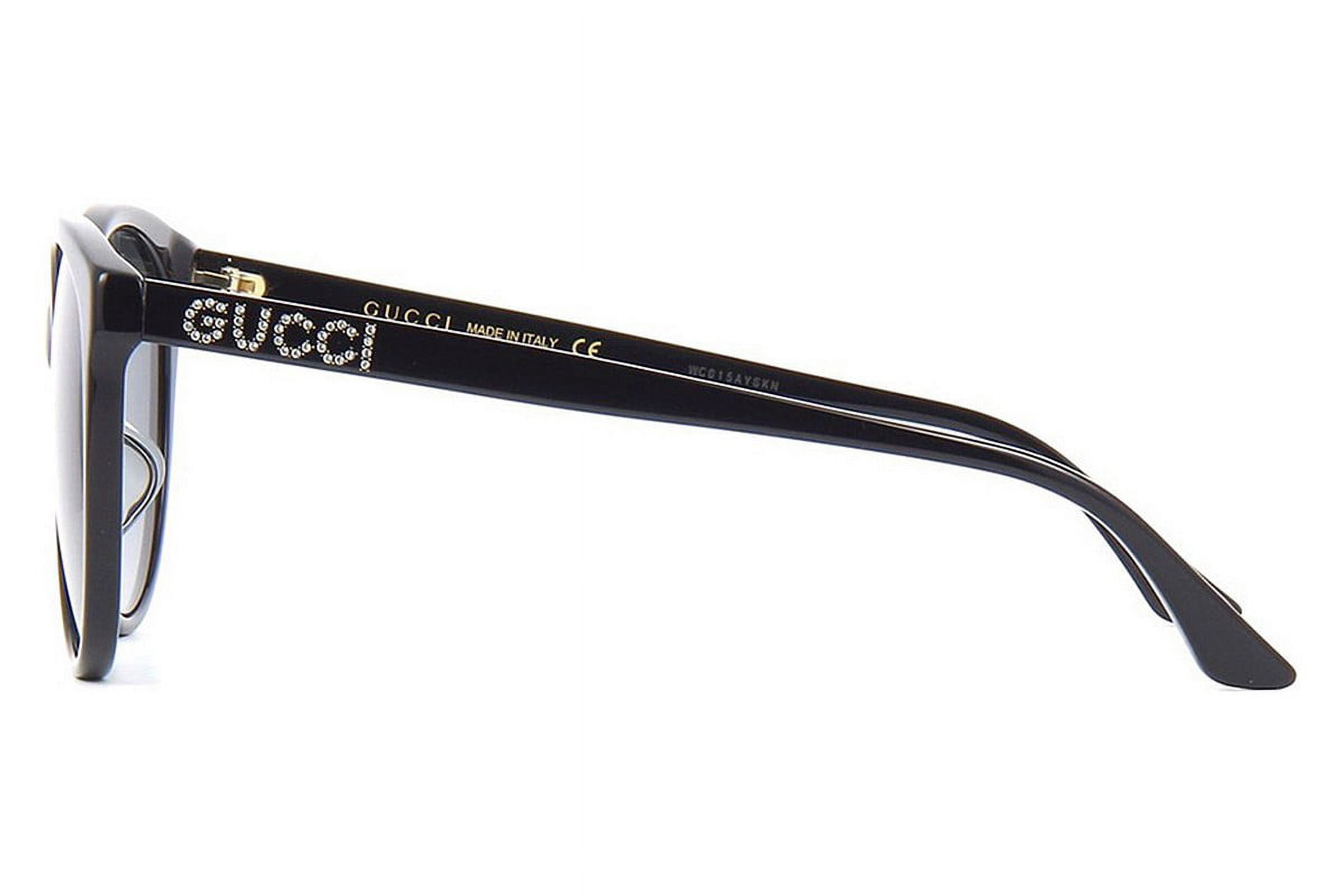 Sunglasses Gucci GG 0729 SA- 001 Black / Grey - Walmart  display picture 3