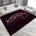 thumbnail image 3 of Area Rug 8x10 ft Dark Brown Car Taillights Living Room Rugs, Indoor Accent Rug, Washable Non Slip Stain Resistant Carpet, for Bedroom Dining Room Home Office Soft Low Pile Print Rugs, 3 of 7