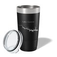 thumbnail image 2 of Lake Gaston Map Tumbler Travel Mug Insulated Laser Engraved Coffee Cup North Carolina Virginia 20 oz Black, 2 of 5