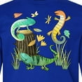 thumbnail image 4 of Inktastic Cute Lizards Hanging out Long Sleeve Youth T-Shirt, 4 of 5