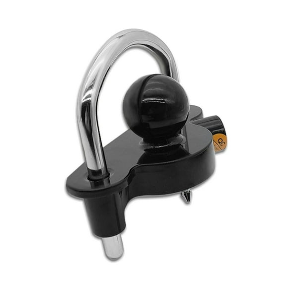 Trailer Coupler Hitch Lock Trailer Parts Universal Tow Ball Safe Security Anti-Theft Lock Trailer Accessories ,Weatherproof Double Locking Hitch Pin