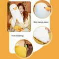 thumbnail image 5 of UDIYO Banana Duck Plush Pillow Duck Stuffed Animal Cute Banana Plushie for Girls and Boys White/Yellow 27.5", 5 of 8