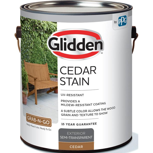 Glidden® Cedar Stain, SemiTransparent