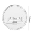 thumbnail image 4 of LEFU Boîte de Rangement Ronde en Plastique Transparent pour Capsules de Pièces, Ensemble de 10 avec Rondelles Intérieures, Protection Légère Réutilisable, 4 of 10