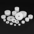 thumbnail image 4 of Arandela plana de goma de silicona Uxcell, 0.71" OD x 0.24" ID x 0.2" de grosor, blanca 20 piezas, 4 of 6