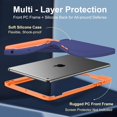 thumbnail image 4 of Kids Shockproof Case for iPad 7/8/9 Gen 10.2", Kickstand, Hand Strap & Pencil Holder, 4 of 9