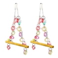 thumbnail image 2 of Miangastore Parrot Perch Stand Multi Colored 2Pcs 7.9In, 2 of 8