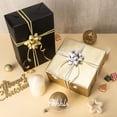 thumbnail image 3 of Set de Papel de Regalo Ribbli Navidad Negro Oro Metálico, 3 of 4