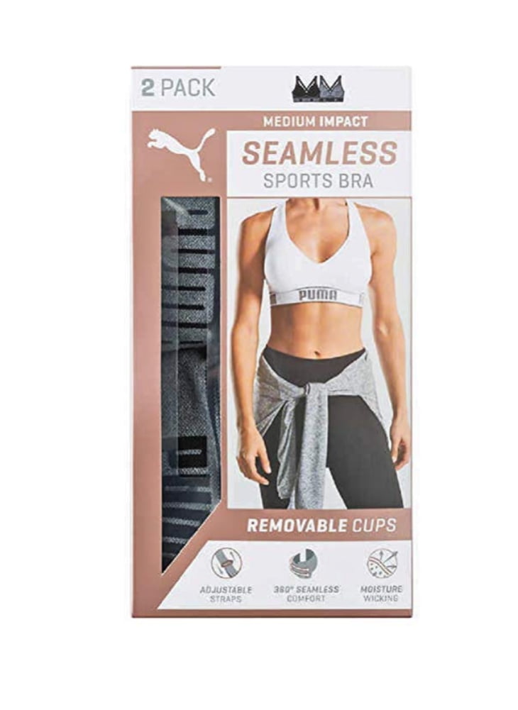 puma sports bra 2 pack