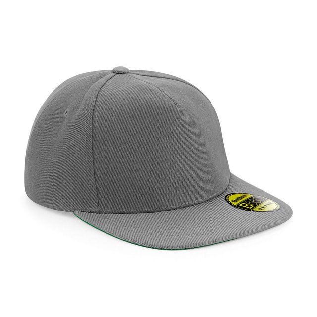 Beechfield - Gorra/Visera Unisex Visera plana original Unisex (Gris/Gris)