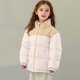 thumbnail image 1 of Parkas de manga larga para otoño e invierno para niños, de color liso, con cuello alto, de manga larga, gruesas y cálidas, bonitas y casuales, acolchadas con pan para niños y niñas, parte superior de, 1 of 7