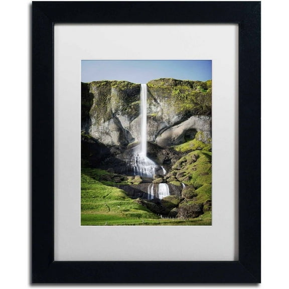 Trademark Fine Art 'Vertical Rhythm' Canvas Art by Philippe Sainte-Laudy, White Matte, Black Frame