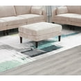thumbnail image 5 of Living Room Classic 7pc Modular Sofa set 4x Corner Wedge 2x Armless Chair 2x Ottoman Blush Morgan Fabric Cushion Couch, 5 of 9