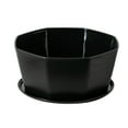thumbnail image 2 of YaoZQ 8 inch Minimalist Pot with Tray, Large Flower Pot. Decorative Planter for Monstera, Snake & Ficus. Home & Office Decor, 2 of 8
