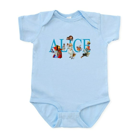 CafePress - ALICE & FRIENDS IN WONDERLAND Infant Bodysuit - Baby Light Bodysuit, Size Newborn - 24 Months