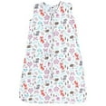 thumbnail image 2 of Hudson Baby Infant Girl Cotton Sleeveless Wearable Sleeping Bag, Sack, Blanket, Woodland Fox, 12-18 Months, 2 of 2