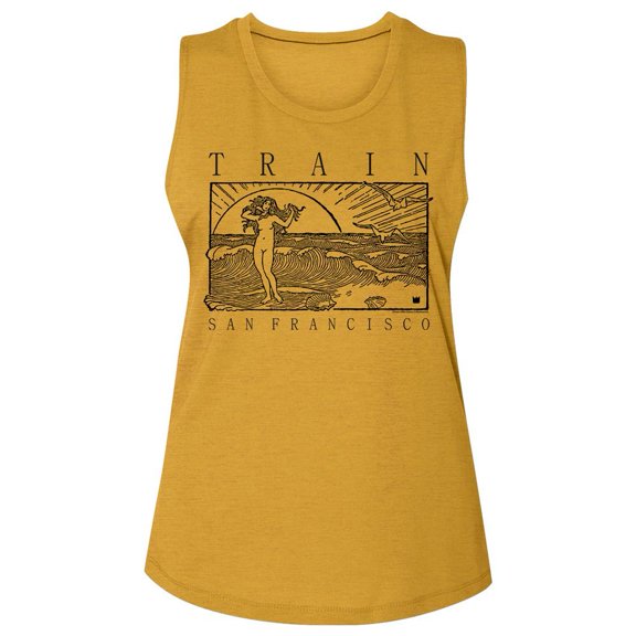 Train Beachy Ginger Women's Muscle T-Shirt