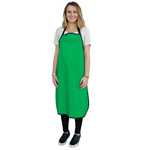 Poochie's Paradise Waterproof Rubber Aprons Groomer Stylist Barber Kitchen Pick Color (Lime)