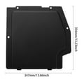 thumbnail image 2 of Furulu Black Plastic Battery Cover Plate for Can-Am Maverick X3 MAX 2017-2025, 2 of 5