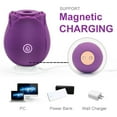 thumbnail image 5 of Rose Toy for Woman 2023 Upgraded Female Rose Toys Vibrator for Women-Purple, 5 of 9