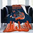 thumbnail image 2 of Custom Denver Blanket Personalized Throw Blankets Name and Number for Men Women Boy Football Style Decor Gifts, 2 of 6