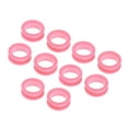 thumbnail image 2 of Lot de 10 inserts pour Coiffure, en silicone Doux Rose, 2 of 8