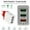B, variant on USB Fast Charger Block,European Travel Plug Adapter,4-Port USB C Wall Charger Plug Type C Fast Charging Block International Power Adaptor US to Europe EU for Most Mobile Phones(C)