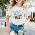 thumbnail image 2 of Tanghaowl Easter Shirts for Boys Girls Easter Children's Cute Rabbit Easter Egg Casual T Shirt Toddler Shirts Girls 2t, 2 of 4