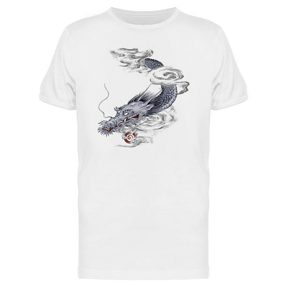 Japanese Mythology Dragon Tattoo Tee Men's -Image by Shutterstock