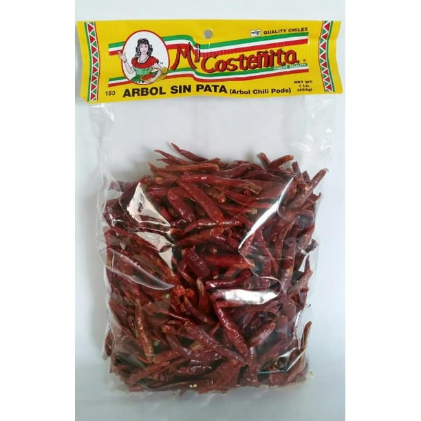Mi Costenita Arbol Chili Pods, 16 oz