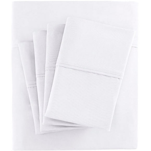 Madison Park 6-piece Cotton and Polyester Sheet Set in White