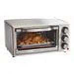 Hamilton Beach 6 Slice Toaster Oven, Stainless Steel, 31511 - image 2 of 5