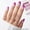 A2, variant on Mioervt Amber Brown Gradient Almond Press On Nails, Glossy Coffee Ombre Fake Nails for Fall Thanksgiving Party Daily Dating | Buy 2 Get 1 Free