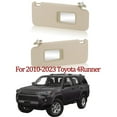 thumbnail image 3 of Left Driver & Right Passenger Side Car Sunvisor With Makeup Mirror For 2010-2023 Toyota 4Runner Replace 74320-35A91-B1 74310-35B01-B1-Driver and codriver-beige, 3 of 6