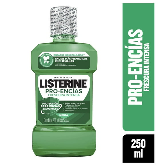 Enjuague bucal Listerine Pro-Encías menta 250 ml