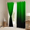thumbnail image 3 of jejeloiu Geometric Stripes Lines Blackout Curtains Set of 2 (52x84 Each),Black Green Window Curtains For Men Women, 3 of 6