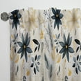 thumbnail image 3 of Designart "Urban Fern Elegance" Fern Grey, Beige Curtain 1 Panel, 3 of 6