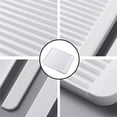 thumbnail image 2 of Inteprter Escurridor de cocina Escurridor de platos multifuncional Estera de drenaje de platos saludables Bandeja de goteo de cocina Cubiertos Almohadilla Cocina y Comedor Blanco Inteprter HA027646-02, 2 of 6