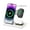 White, variant on 3 in 1 Foldable Wireless Charging Station with Light, Fast Charger Dock for iPhone 17-12 Pro Max, Apple Watch Series 11/10/9/Ultra, AirPods & Samsung Phones