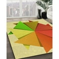 thumbnail image 2 of Ahgly Company Indoor Rectangle Patterned Slime Green Area Rugs, 3' x 5', 2 of 6