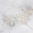 thumbnail image 2 of Tiaras para mujer y niña COCIDE Silver Crowns Crystal, 2 of 7