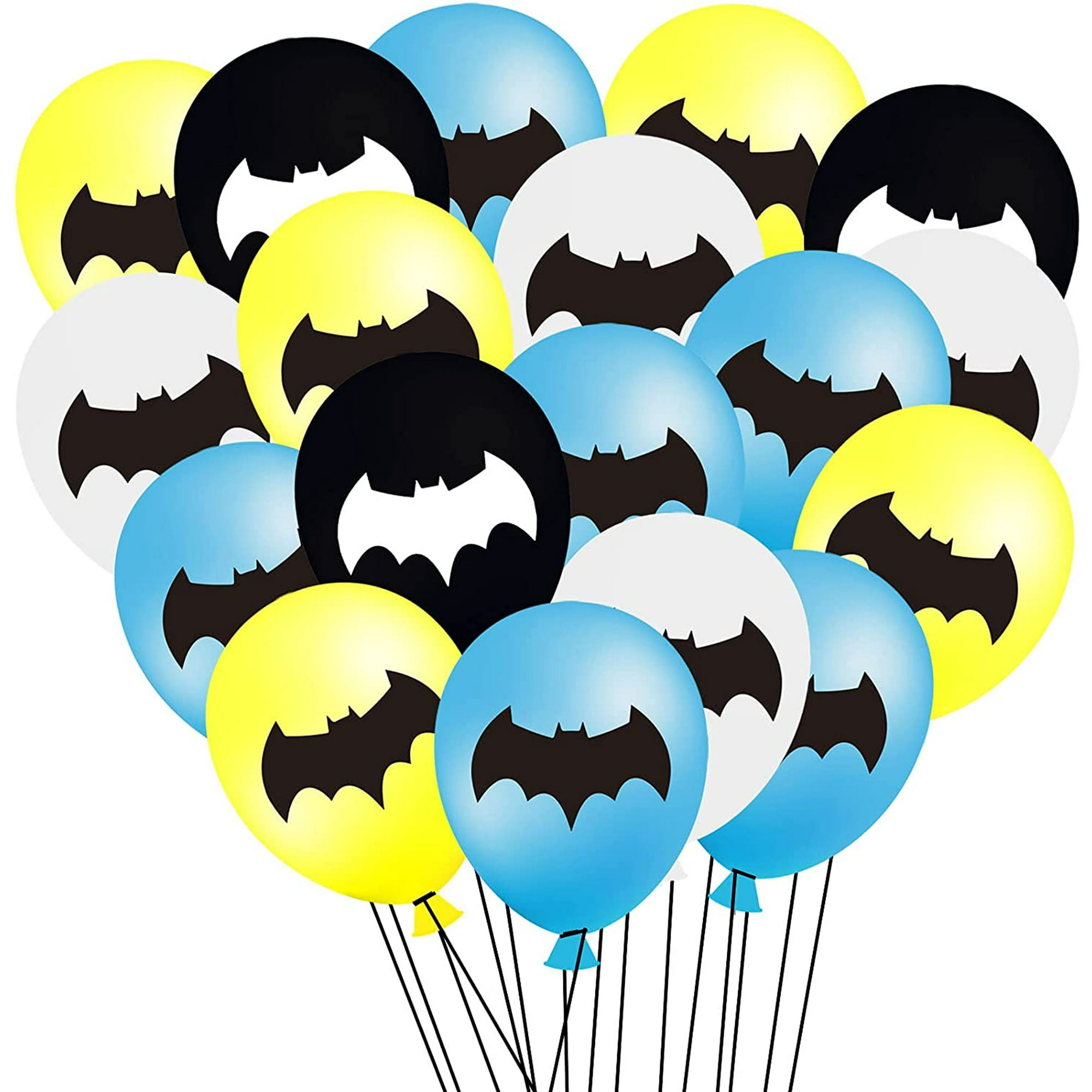64PCS Bat Latex Balloons - Superhero Batman Birthday Hero Baby Shower Party  Decorations Supplies Favors Bat Decor Balloon | Walmart Canada