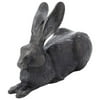 Achla Designs Rabbit Outdoor Lawn Décor Garden Figurine Statue, Charcoal