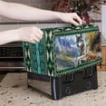 thumbnail image 5 of HELLHERO Aztec Wolf Flower Print Toaster Cover 2 Slice, Adjustable Toaster Cover for Small Appliances, Water-Resistant Oven Protector (11.4"x7.8"x7.4"), 5 of 8