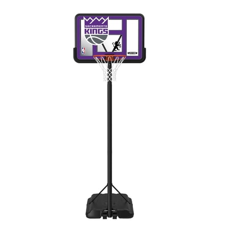 Lifetime NBA Sacramento Kings 44 Portable Basketball Hoop with Wheels – 7.5 to 10 Ft Adjustable Height